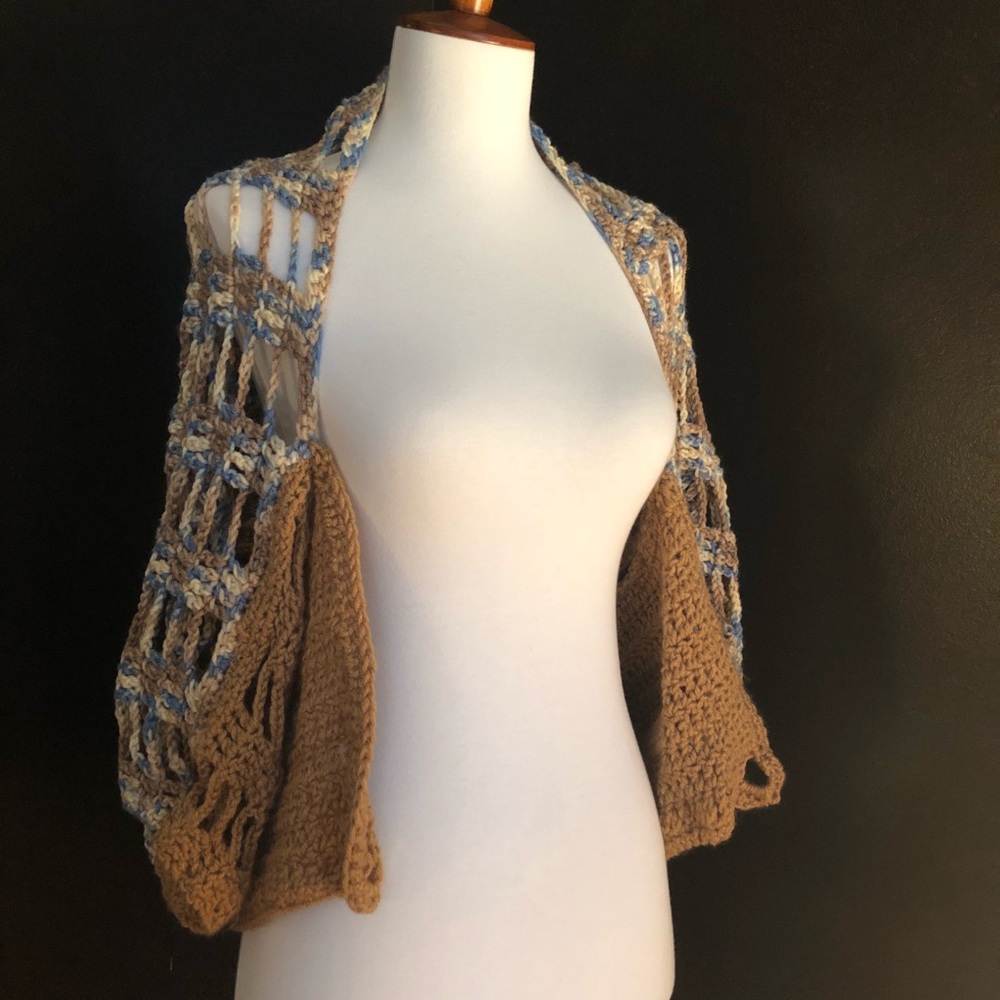 Handmade Shawl with Sleeves